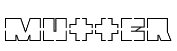 Mutter Font Image