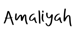 Amaliyah Font Image