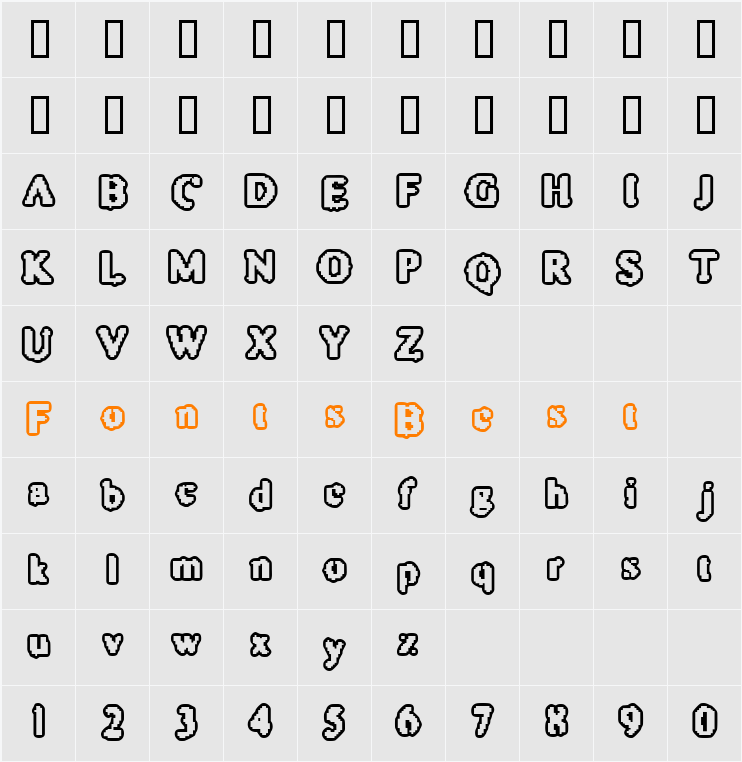 JI-Mudras Character Map