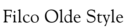 Filco Olde Style Font Image