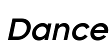 Dance Font Image