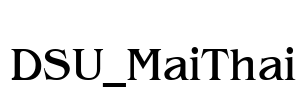 DSU_MaiThai Font Image