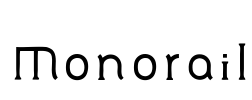 Monorail Font Image