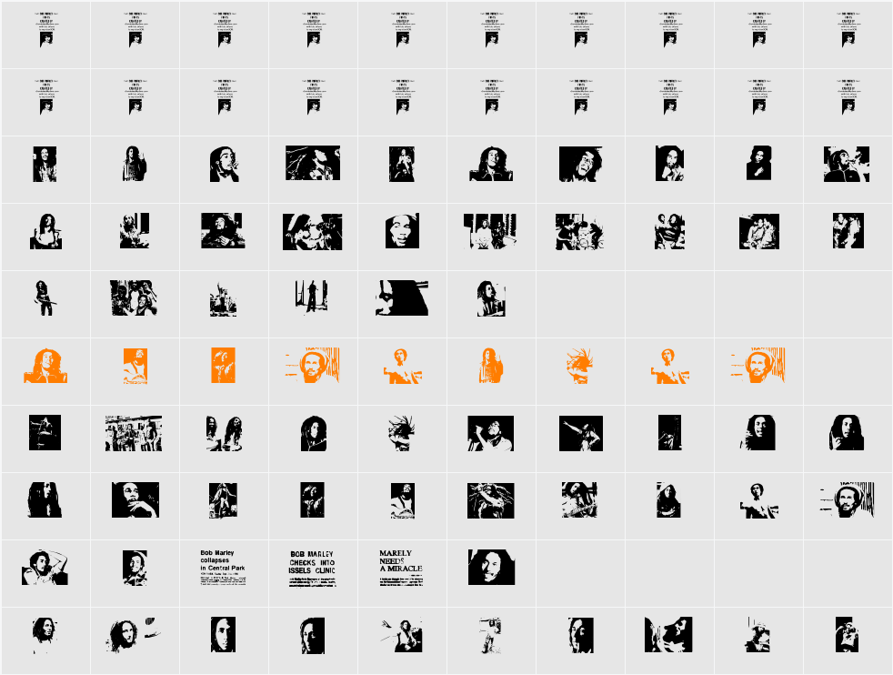 BOB NEVER DIES! Character Map