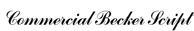 Commercial Becker Script