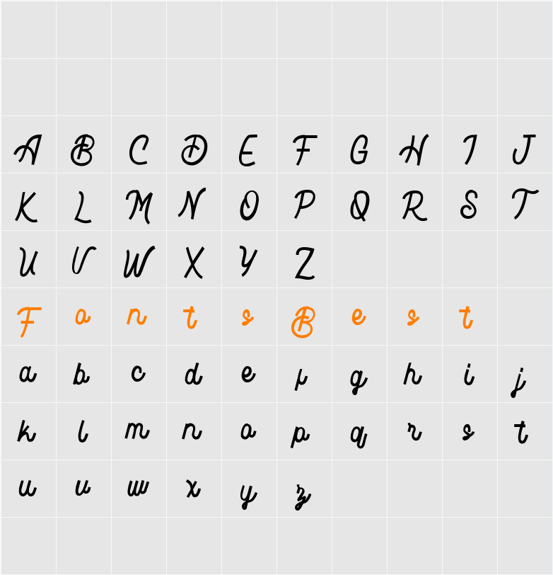 Balcous FREE Character Map
