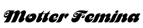Motter Femina Font Image