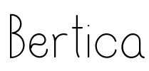 Bertica Font Image