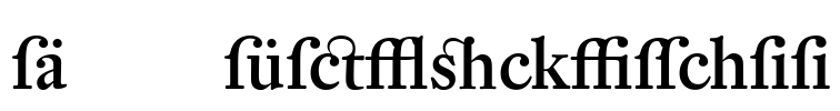 DTL Fleischmann Font Image