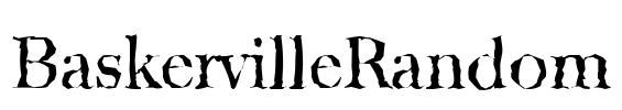 BaskervilleRandom Font Image
