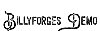 Billyforges Demo Font Image