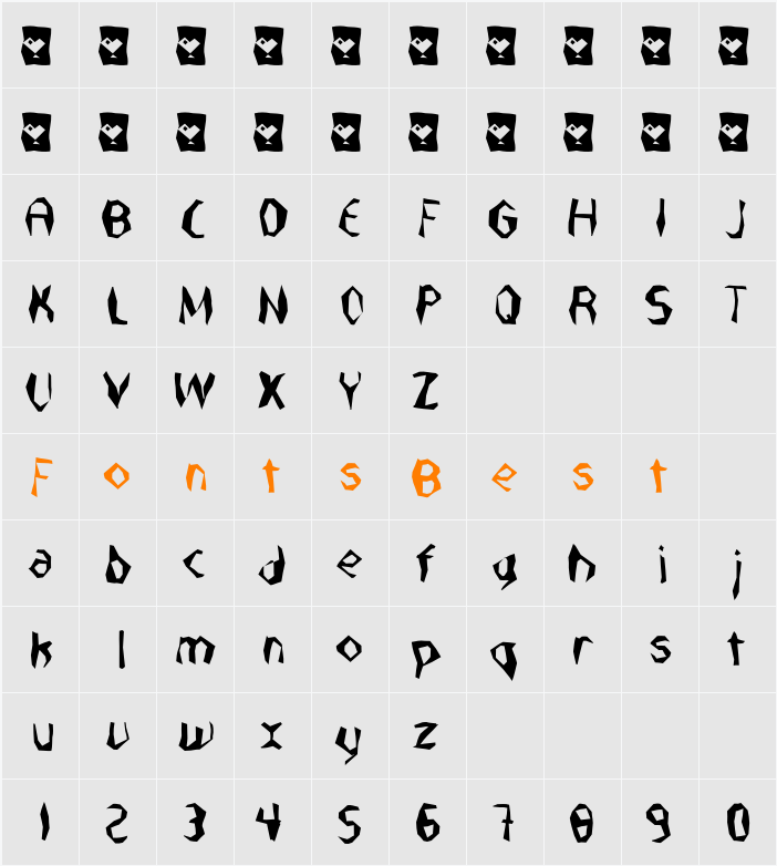 Nabatea Character Map