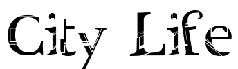 City Life Font Image