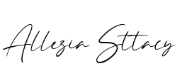 Allezia Sttacy Font Image