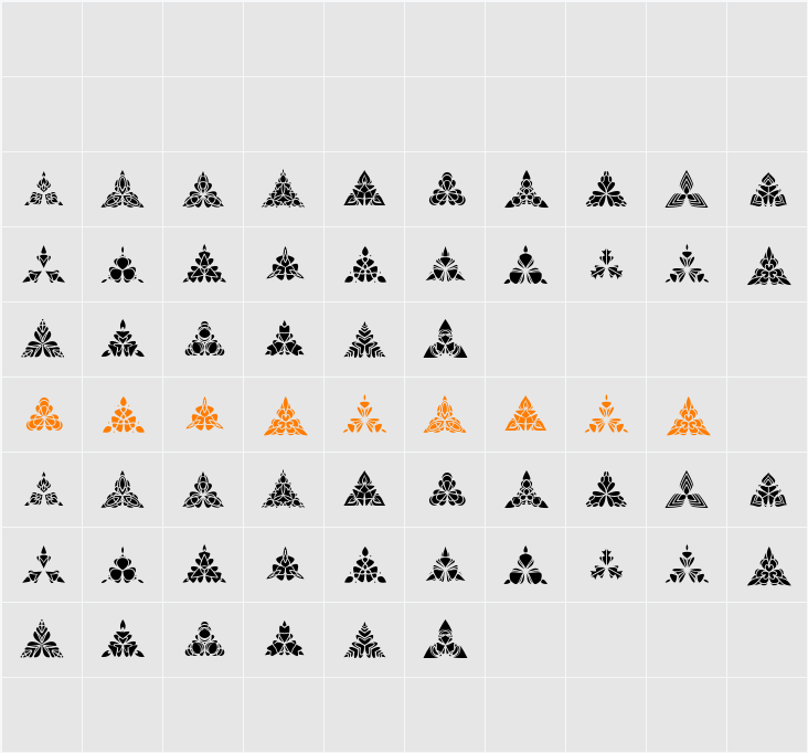 BIGILIW.Patterns Character Map