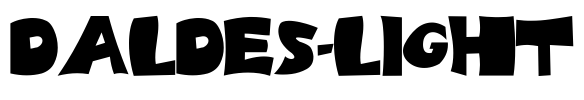 Daldes-Light Font Image