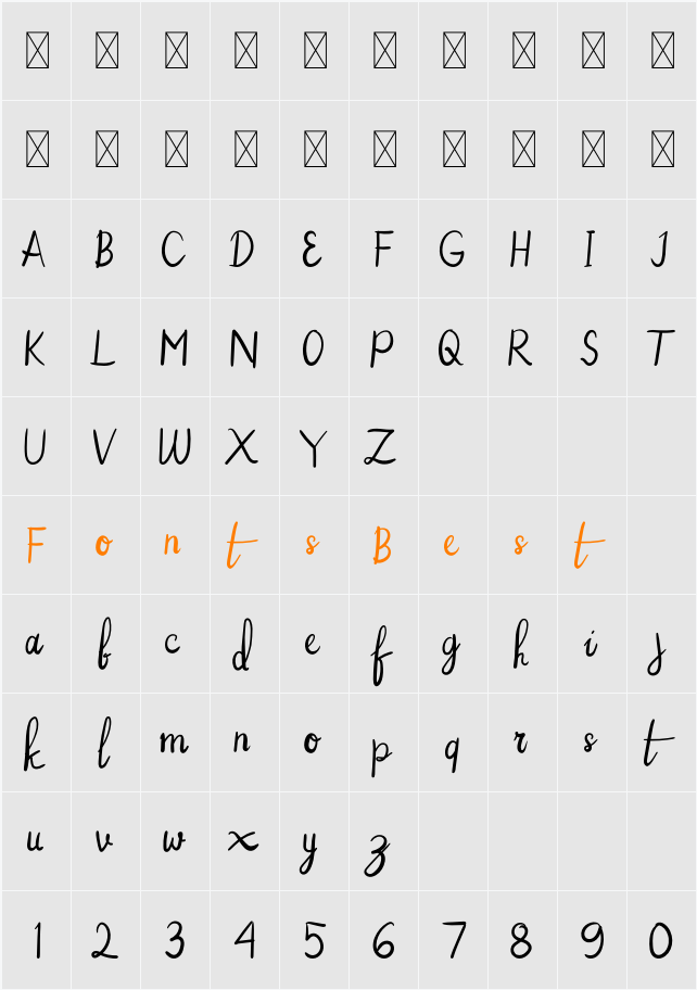Aishafah5 Character Map
