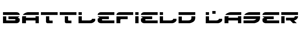 Battlefield Laser Font Image