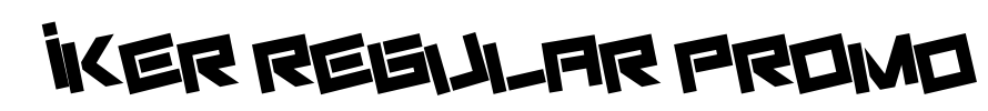 Fiker regular promo Font Image
