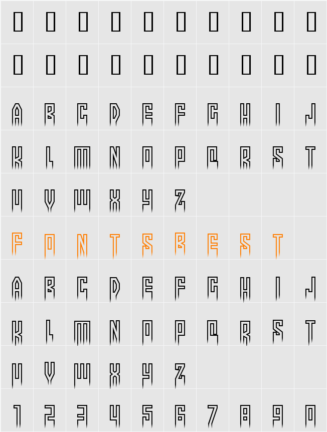 More than human Character Map