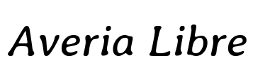 Averia Libre Font Image