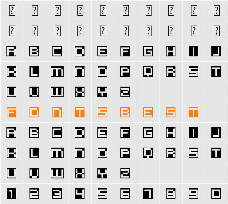 BIG_GIPSY_BRO Character Map