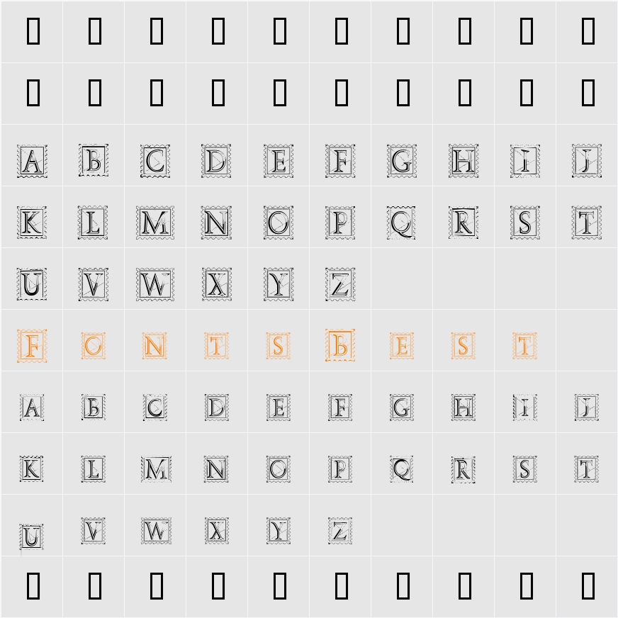 JI-Misact Character Map