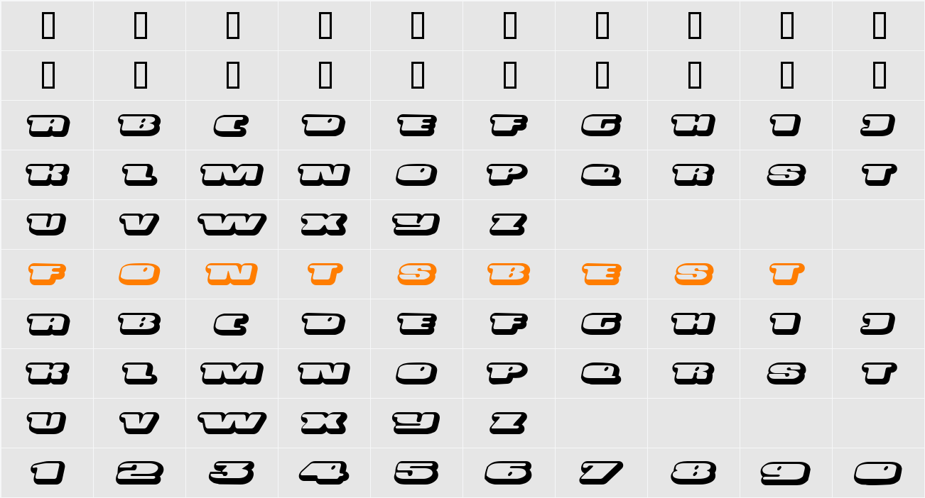 Cord Character Map