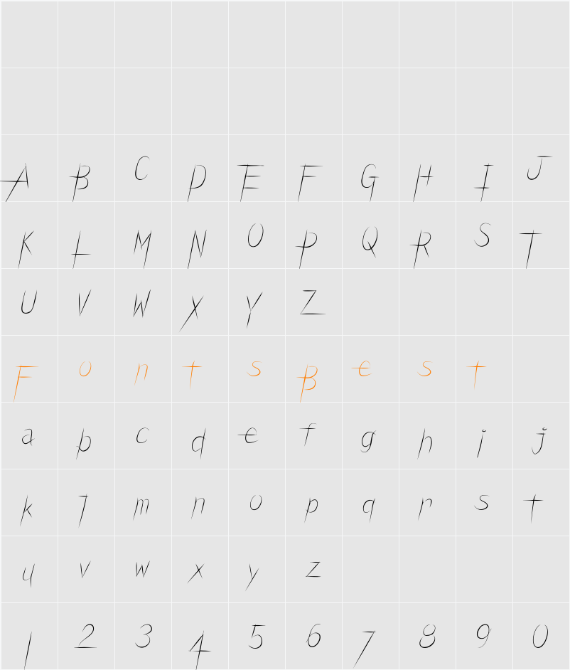 Carbon Blade Character Map