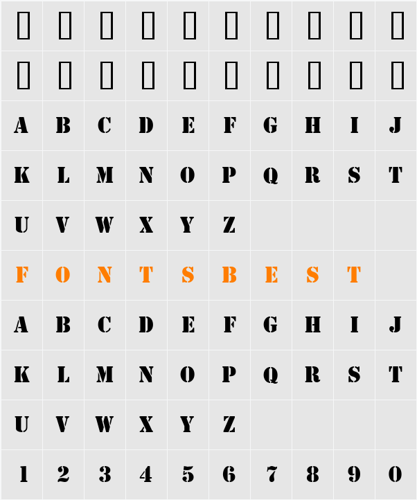 DSU_PraDiPat Character Map
