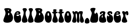 BellBottom.Laser Font Image