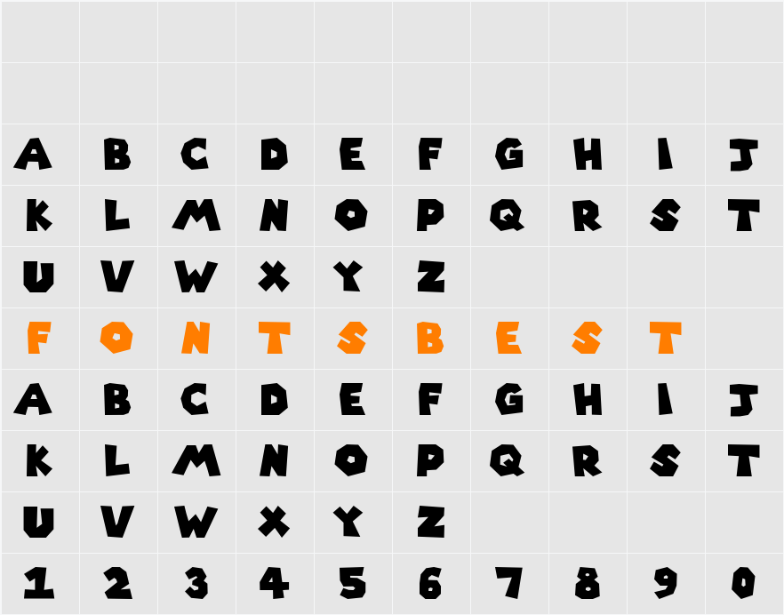 Super Mario 256 Character Map