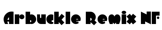 Arbuckle Remix NF Font Image