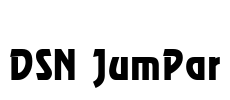 DSN JumPar Font Image