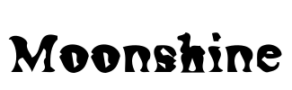 Moonshine Font Image