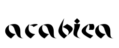 Arabica Font Image