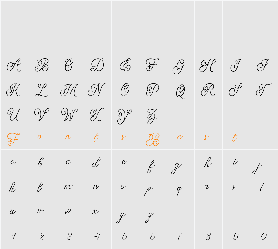 Angelitta Character Map