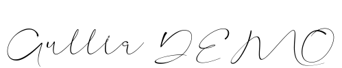 Aullia DEMO Font Image