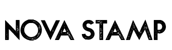 NOVA STAMP Font Image