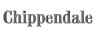 Chippendale Font Image