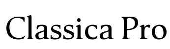 Classica Pro Font Image