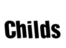 Childs Font Image