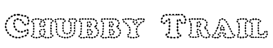 Chubby Trail Font Image