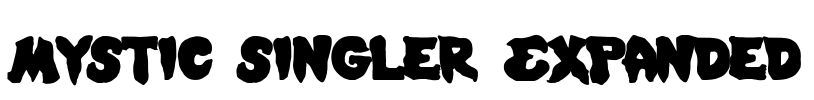 Mystic Singler Expanded Font Image