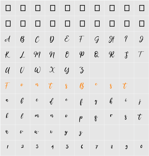 Amellis Path Character Map