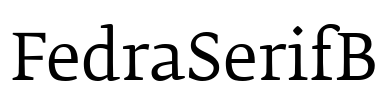 FedraSerifB