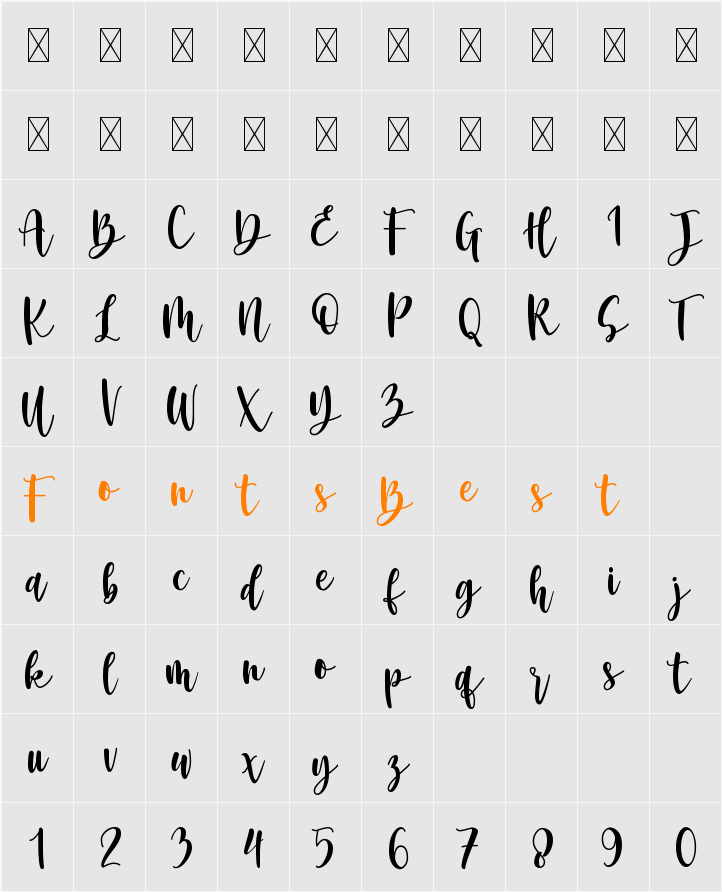 Anghine Darma Character Map