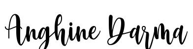 Anghine Darma Font Image