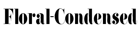 Floral-Condensed