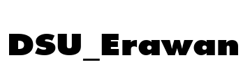 DSU_Erawan Font Image